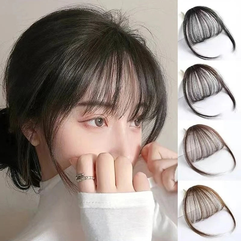 Air Bangs Wigs Women's